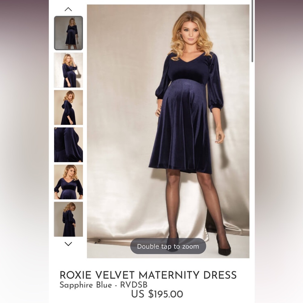 NWT Tiffany Rose Maternity Dress S